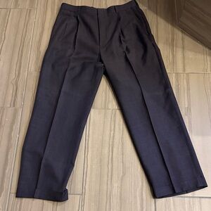 Haggar Men's Elegant Black Dress Pants